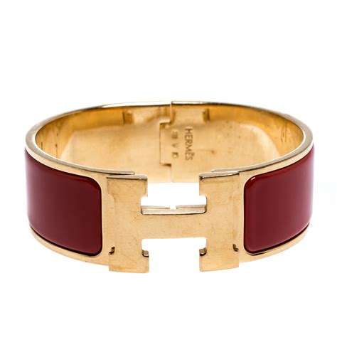 hermes clic h bracelet pre owned|Hermes clic h price.